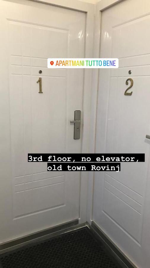 Studio Apartman Tutto Bene Rovinj Exterior photo
